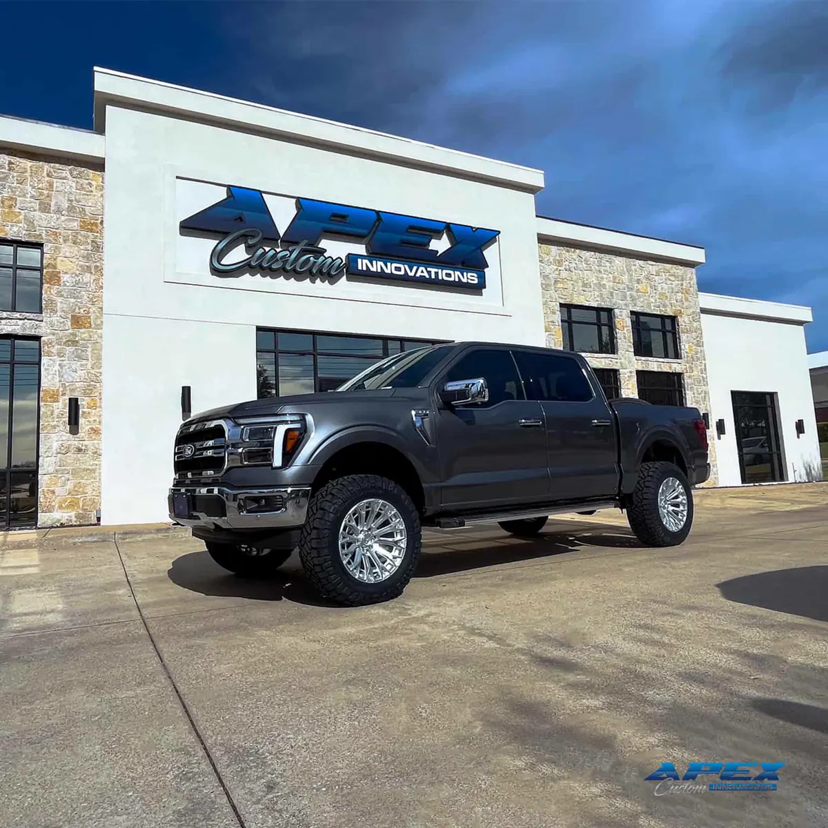 Lifted 2025 Ford F-150 Lariat on Fuel wheels